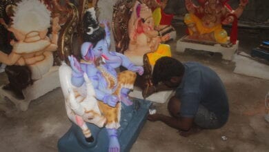 ganpati-making-amravati-mandal