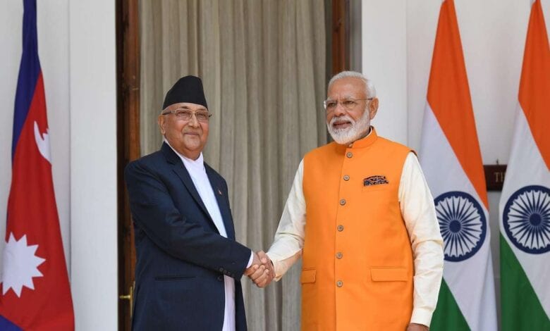 modi-and-nepalese-pm-kp-sharma-amravati-mandal