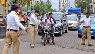 Traffic-police-in-action-amravati-mandal