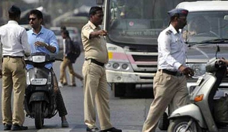Traffic-police-amravati-mandal