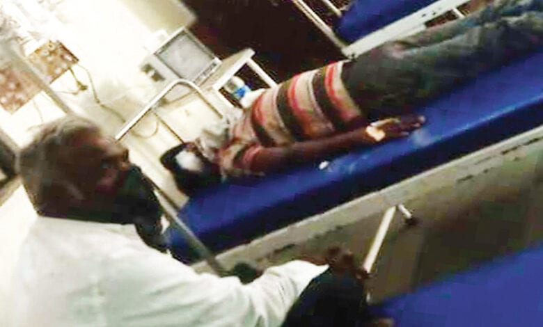 injured-By-Falling-Amravati- Mandal