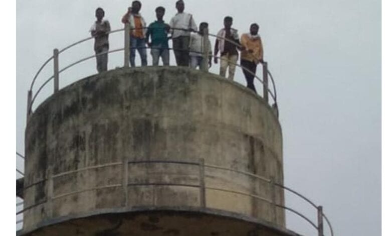 water-supply-protest-amravati-mandal