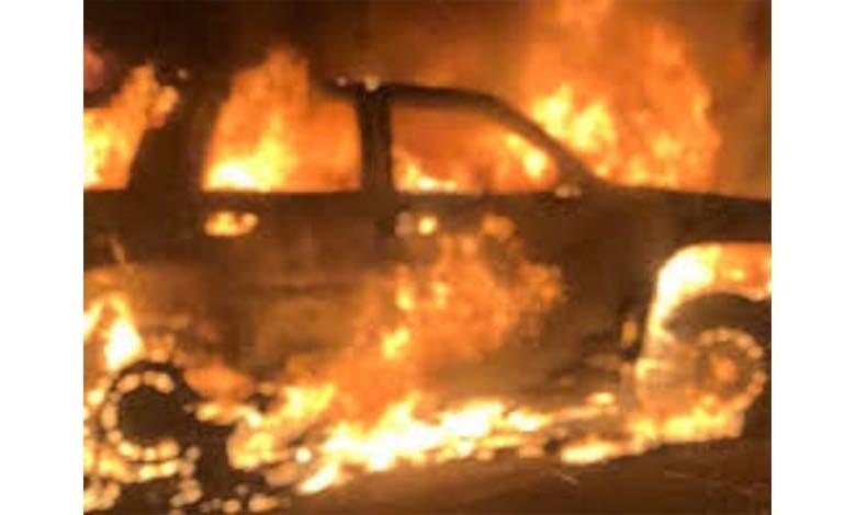 Pickup-Vehicle-Burn-amravati-mandal
