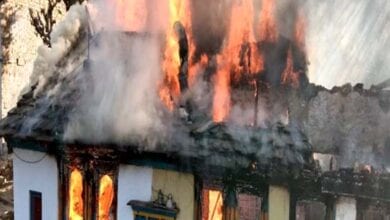 Burning-House-amravati-mandal