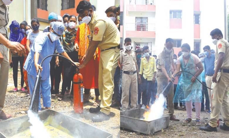 fire-mock-drill-amravati-mandal