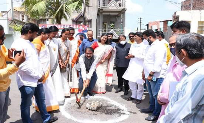 Bhumipujan-Amravati-Mandal