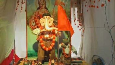 Ganapati Bappa wear RSS uniform-Amravati-Mandal