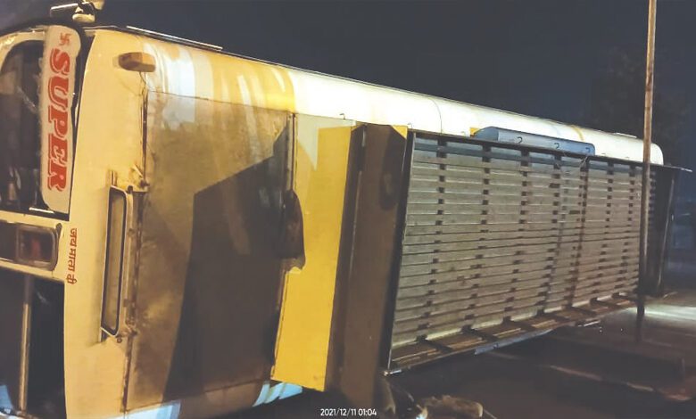 Bus accident-Amravati-Mandal