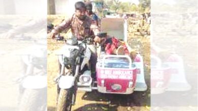 Stretcher-Bike-Ambulance-amravati-mandal