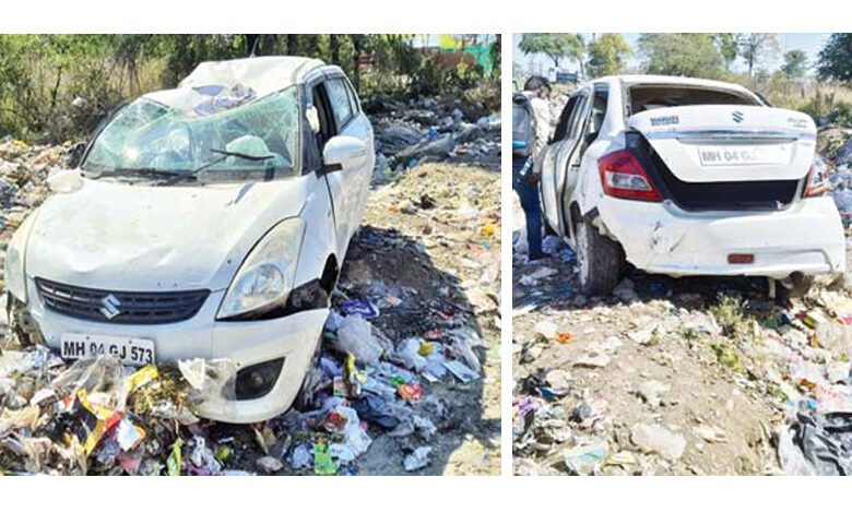 Car-Overturned-amravati-mandal